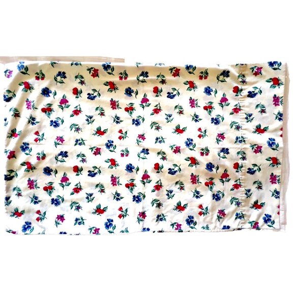 VTG PAIR "Ingenue” WESTPOINT STEVENS Pillowcase Std Berries Flowers Made in USA - Picture 2 of 6